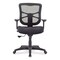 Alera Elusion Series Mid-Back Swivel/Tilt Mesh Chair with 17.9 in. - 21.8 in. Seat Height - Black
